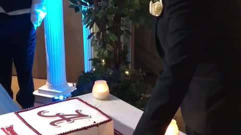 Football Wedding Cake Prank