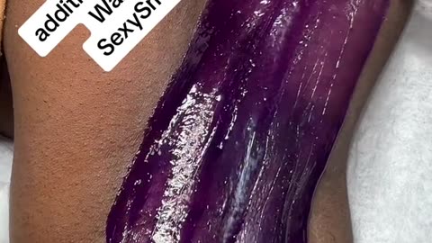 Underarm Waxing Demo with Sexy Smooth Purple Seduction Hard Wax by @waxingqueenadventures