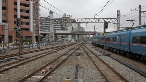 Morning operations on Odakyu