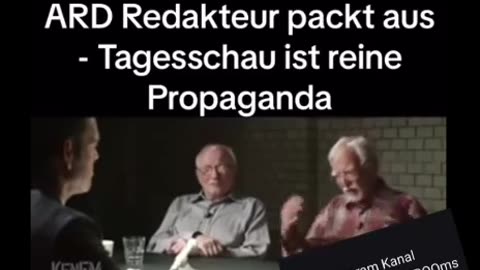WOCHENSCHAU IST PROPAGANDA: EX-ARD REDAKTEUR