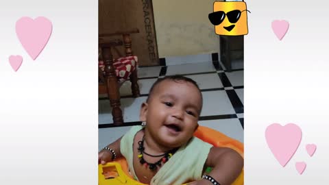 Cute Baby lauging video