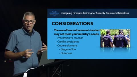 Webinar - Designing Firearms Training for Security Teams and Ministries - Michael Mann