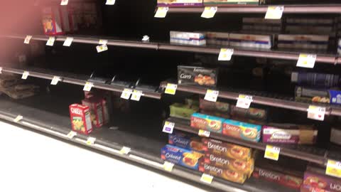 Food shortages the beginning of march