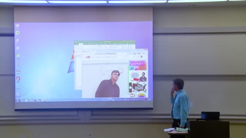 Math Professor Fixes Projector Screen Prank (April Fools)