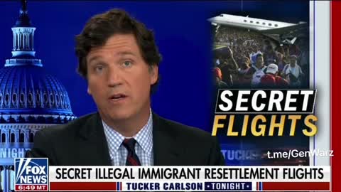 Ron DeSantis talks to Tucker Carlson about Biden's Secret Flight of Migrants to Florida