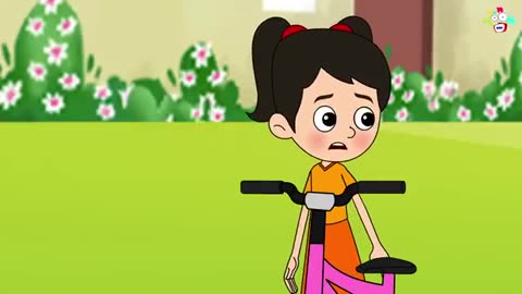 Cycle competition/ always help others/ cartoon stories/ English cartoon kid watch till the end