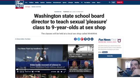 Washington State Director of school board wants to host sex show for 9 yr.