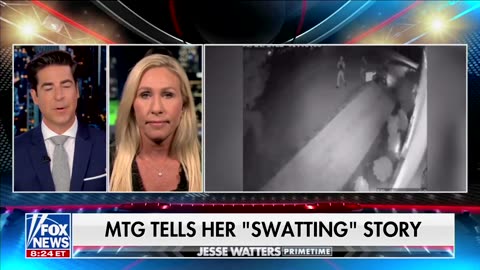 Congresswoman MTG Joins Jesse Watters to Discuss Swatting Attacks Against Her and Her Family