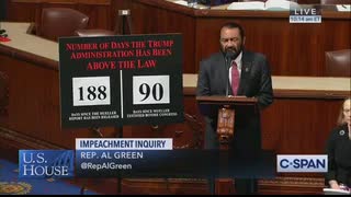 Dem Rep. Al Green: We Should Impeach Trump For Comparing Impeachment To Lynching