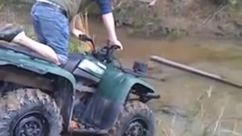 350 honda rancher and 400 yamaha big bear cross deep creek