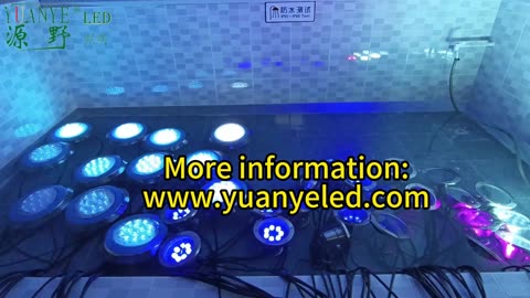 Led underwater light rgbw lighting effect high quality with stainless steel IP68 waterproof