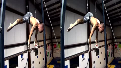 3D STILL RINGS - Gymnastics - Sports Training Workout