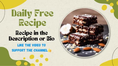 Free Almond Joy Protein Bars Recipe 🥥🍫Free Ebooks +Healing Frequency🎵