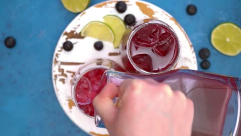 Cheers to Flavor! Learn How to Craft Blueberry Margaritas at Home! 🎉 #MixItUp #CocktailHour"