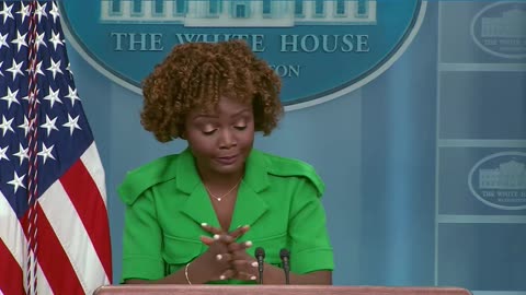 Reporter to WH press sec: "What does the WH make of former president Trump calling on supporters to protest his potential indictment?"