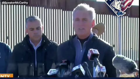 MUST WATCH: Speaker McCarthy Visits The Southern Border