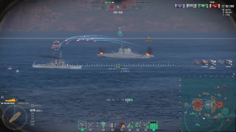 San Diego vs Shokaku - Concealed Maneuvers