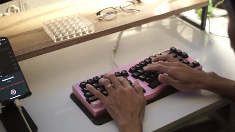 ASMR Mechanical Keyboard Alice Layout