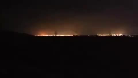 New video supposedly showing Ramon Airbase in the Negev being hit by numerous Iranian ballistic miss