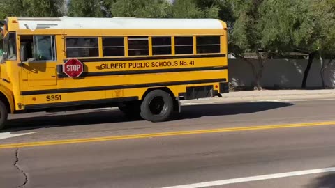 (281) 2004 International IC CE200 #S351 WCL T444E passing by my neighborhood