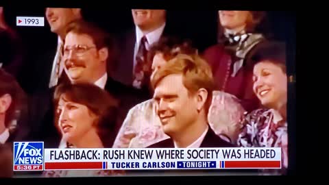 Vintage Rush Limbaugh Clip (1993) on Tucker Carlson Tonight