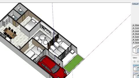 SMALL HOUSE DESIGN| 7 x 15 Meters (22.96 x 49.21 ft) | 2 Bedroom House