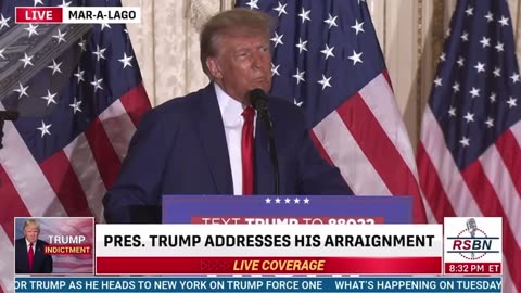 April 4, 2023 President Trump Addresses the Nation Following his Arraignment