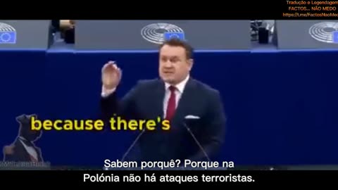 🔥📢DEPUTADO POLACO: NÃO NOS ENSINEM DEMOCRACIA. APRENDAM COM A POLÓNIA🔥📢