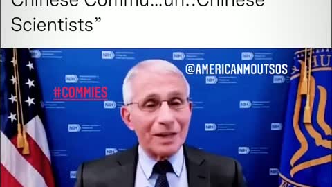 Fauci Collaborates with Chinese Commu....Opps