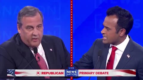 Vivek Ramaswamy Tells Chris Christie Point-Blank 'To Have A Nice Meal'