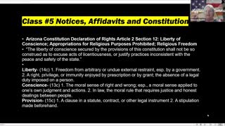 Arizona State Constitution Class #5