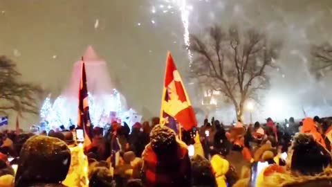 Québec tonight in solidarity with Ottawa