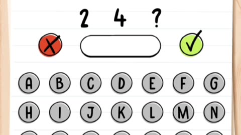 what should we put in place of the question mark? Brain Test level 121!