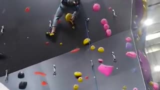 Rockclimbing at the gym