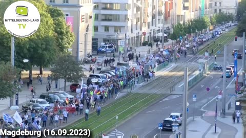 Demo Magdeburg von oben (16.09.2023)