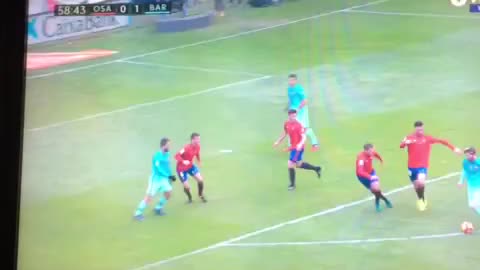 Luis Suarez goal vs Osasuna