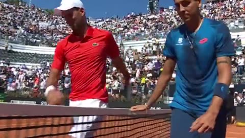 Alejandro Tabilo pulls of a massive upset and defeats Novak Djokovic