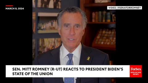 Mitt Romney- Here's Where Biden Did Well In His State Of The Union