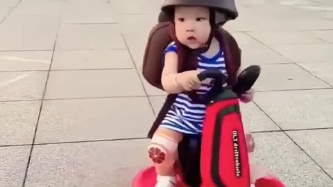 Cute Baby Driving #shortvideo