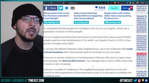 Woke Celebrities FURIOUS As Democrat Policies Lead To Homeless Camps In Rich Area, GET WOKE GO BROKE