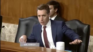 Josh Hawley questions interior secretary Deb Haaland