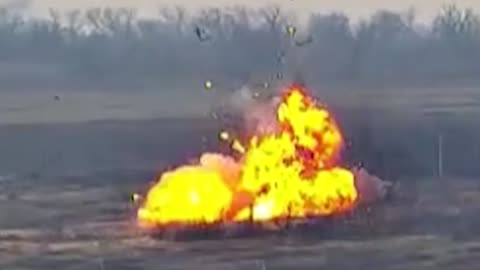 Ukrainian Troops Destroy Russian Military Equipment Using ATGMs And Mortars