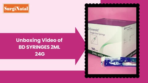 Buy BD Syringes 2ml 24G - Surginatal