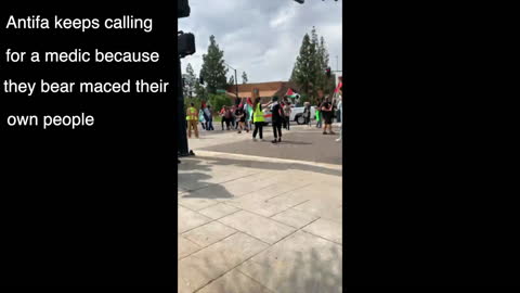 Antifa steals Patriot phone while live streaming, El Cajon,SD, CALI.