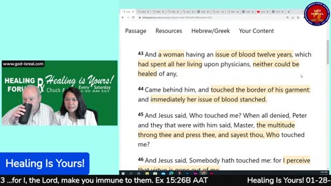 Healing Is Yours 01-28-23 Jesus 13th Miracle Healing