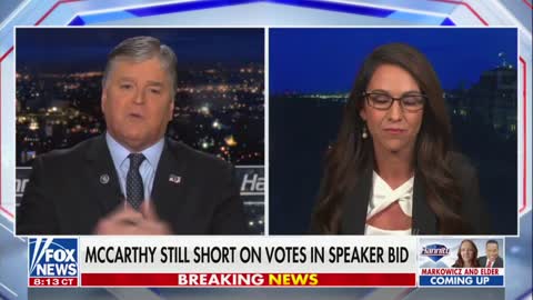 Hannity Has Tense Exchange With Lauren Boebert Over Not Supporting McCarthy