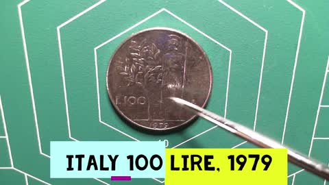 🕵️Italy coin 100 lire, 1979