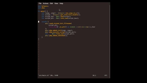 PHP's Embed Server API (SAPI) In Rust