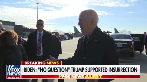 Biden says Trump “no question” supported an insurrection