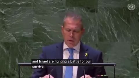 ►🔴✡️ 🕍 🇮🇱 Israel's UN ambassador, Gilad Erdan Calls Ukraine "Ally" and Compares Russia to Hamas